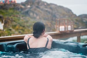 thumbnail: Outdoor spa tub