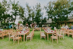 thumbnail: Outdoor wedding area