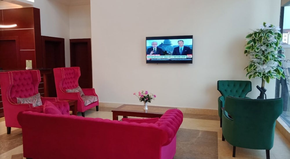 Lobby sitting area