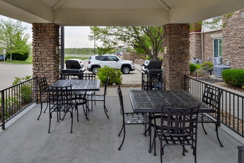 Guest Patio With Barbecue Grills