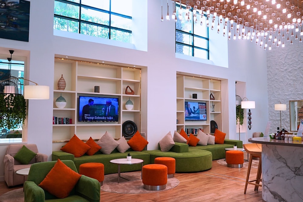 Lobby sitting area