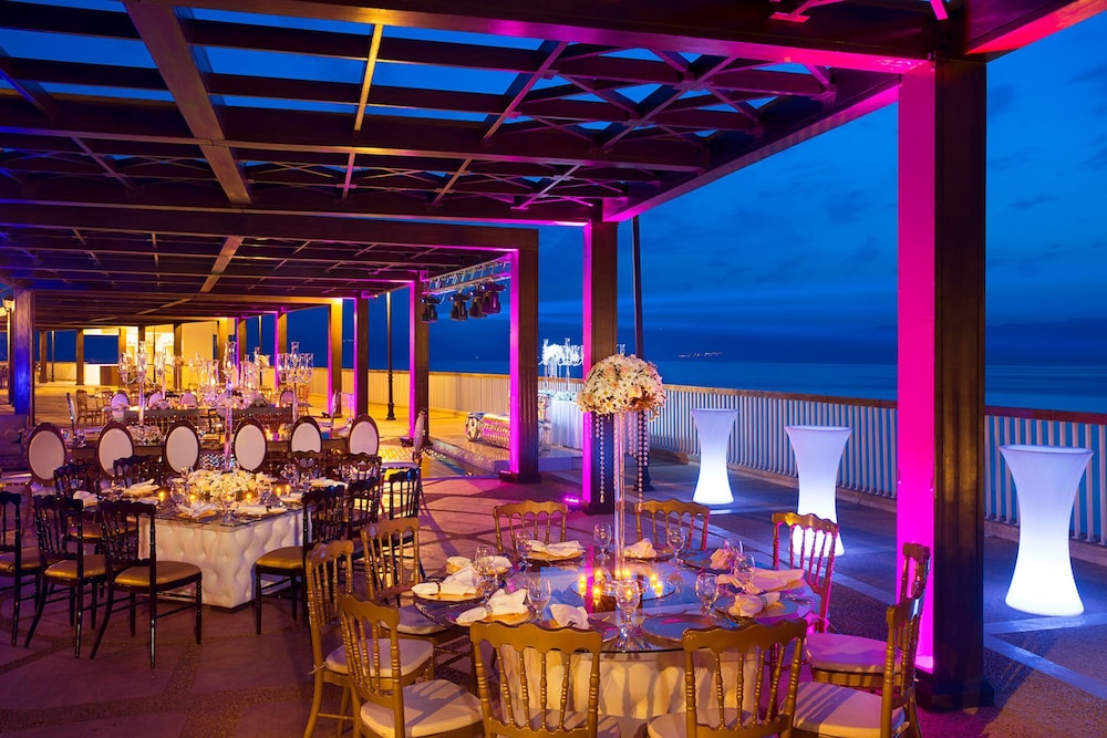 Outdoor wedding area