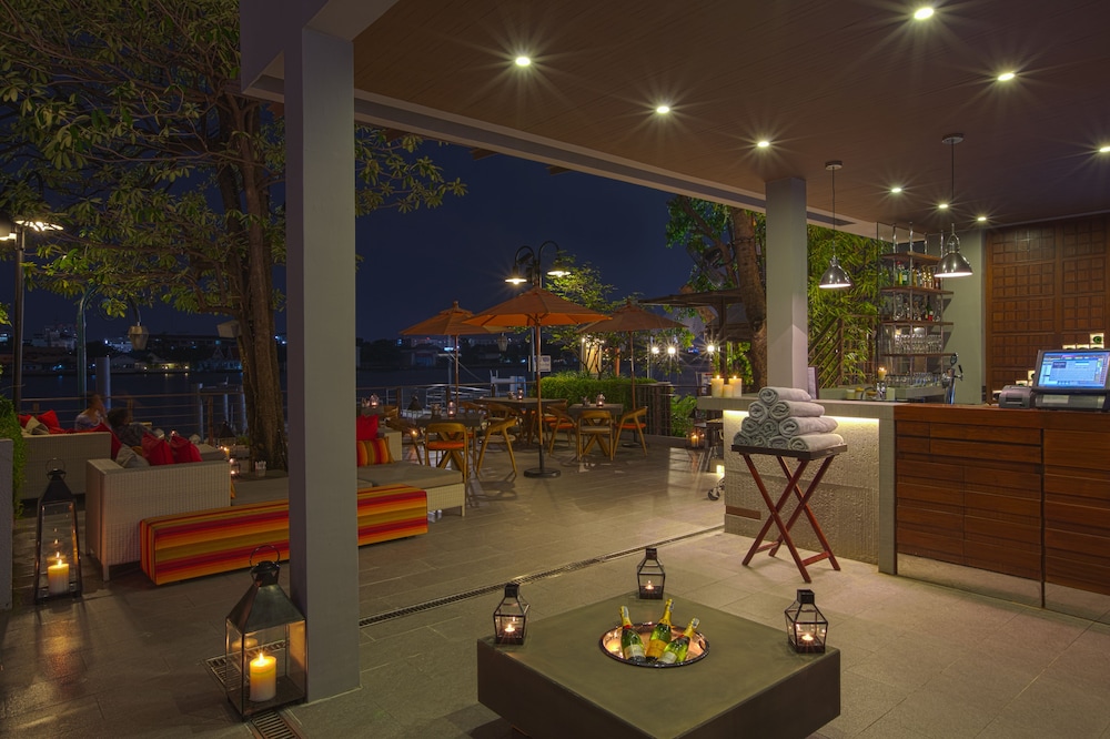 Outdoor wedding area