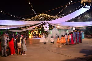 thumbnail: Outdoor wedding area