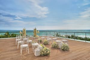 thumbnail: Outdoor wedding area