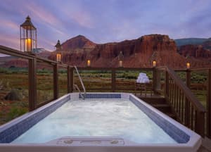 thumbnail: Outdoor spa tub