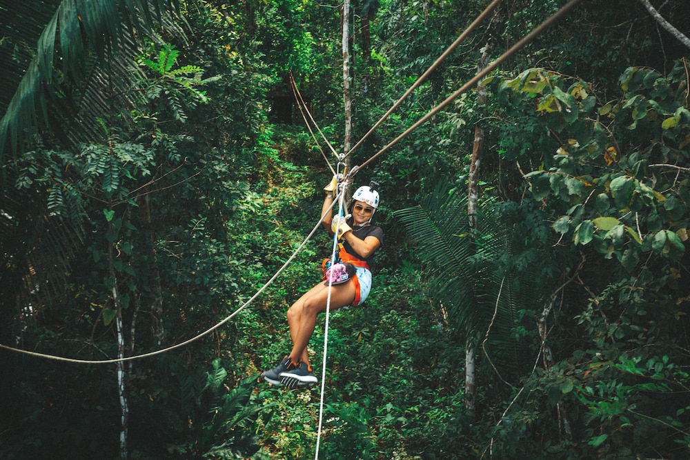 Ziplining