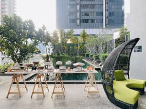 thumbnail: Outdoor banquet area