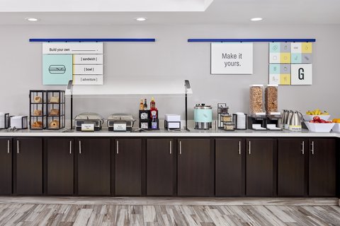 Build your own protein packed meal at our breakfast bar.
