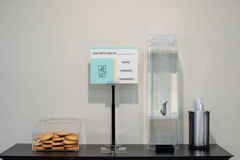 Lobby water station