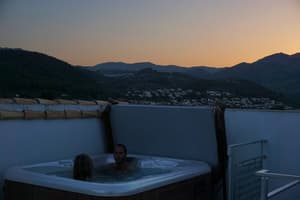 thumbnail: Outdoor spa tub