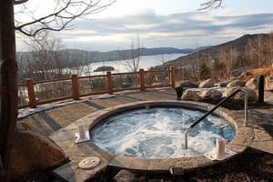 thumbnail: Outdoor spa tub