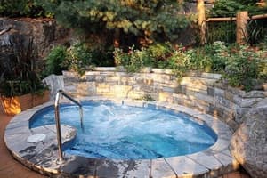 thumbnail: Outdoor spa tub
