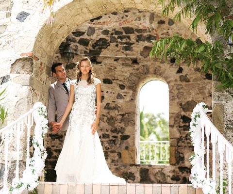 Wedding Couple in the Sugar Mill