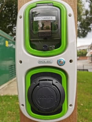 thumbnail: Electric vehicle charging station