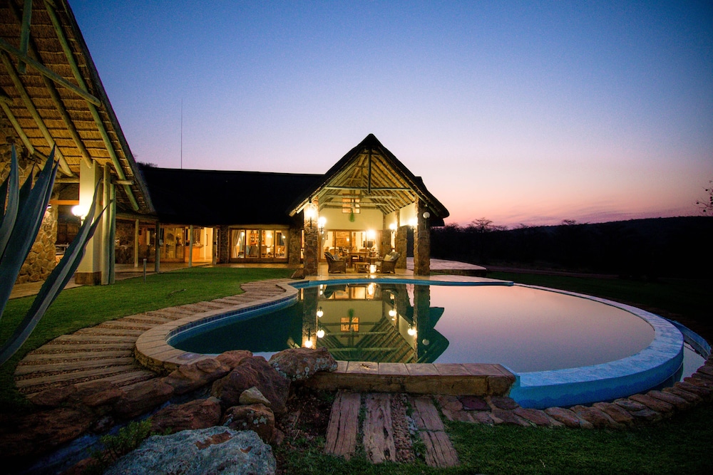 Front of property - evening/night