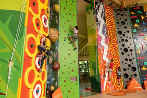 thumbnail: Rock climbing wall - indoor