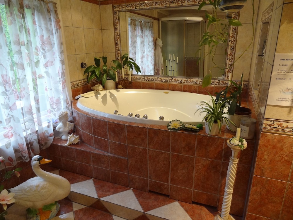 Indoor spa tub