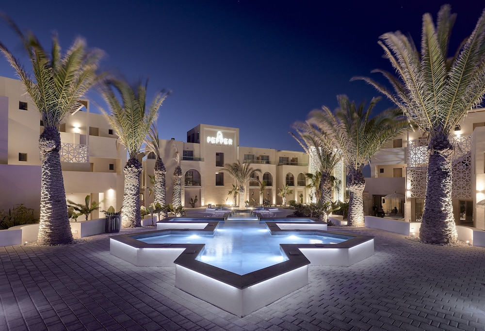 Front of property - evening/night