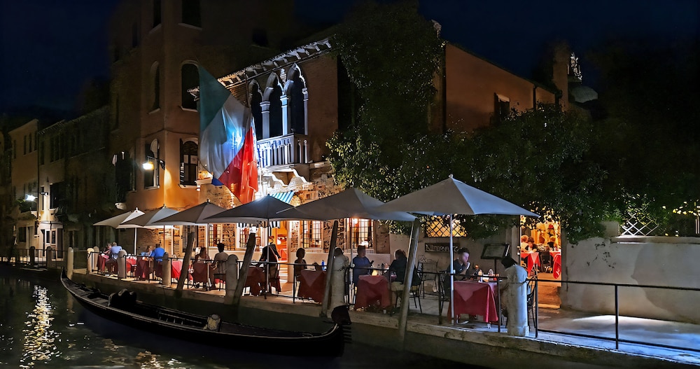 Front of property - evening/night