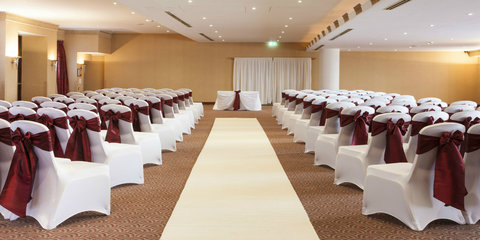 Areial Suite, set up for a wedding ceremoney