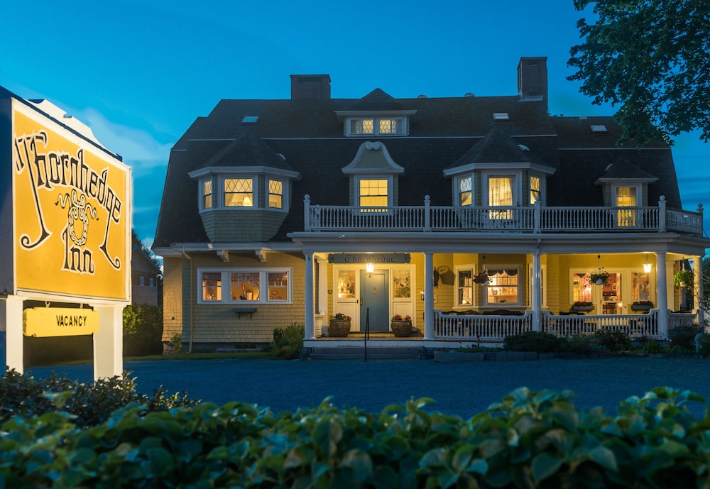 Front of property - evening/night