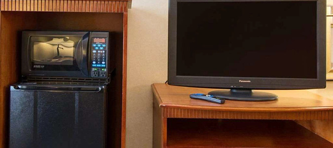 Guest room with added amenities