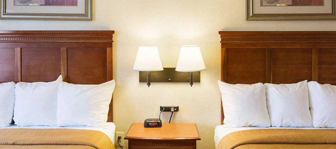 Guest room with two beds