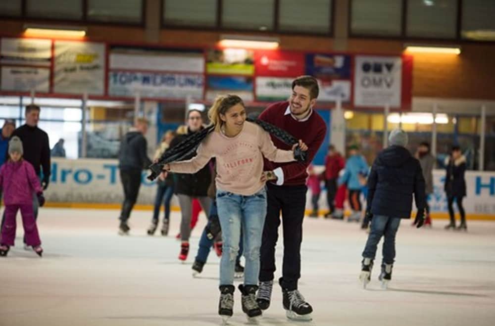 Ice skating