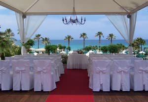 thumbnail: Outdoor wedding area
