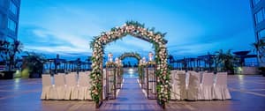 thumbnail: Outdoor wedding area