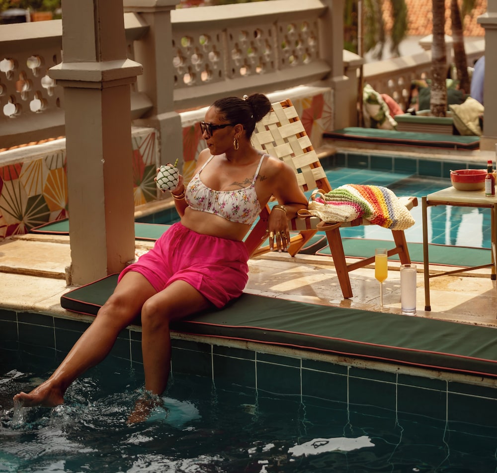 Rooftop pool