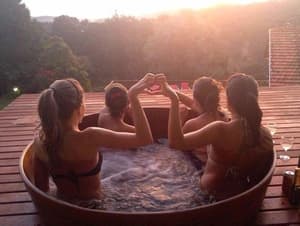 thumbnail: Outdoor spa tub