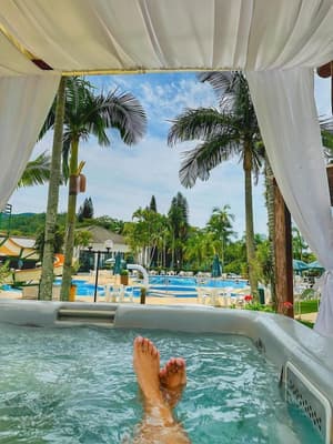 thumbnail: Outdoor spa tub