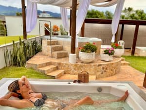 thumbnail: Outdoor spa tub