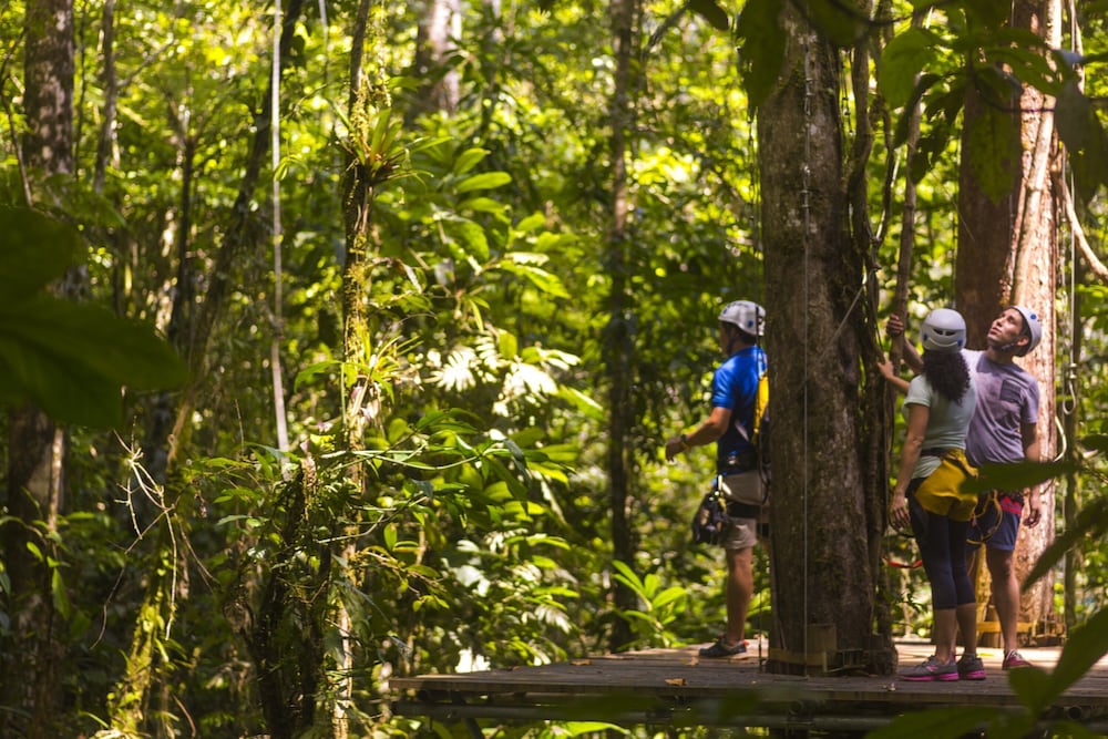 Ziplining
