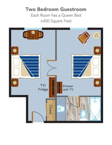 Two Bedroom Guest Room