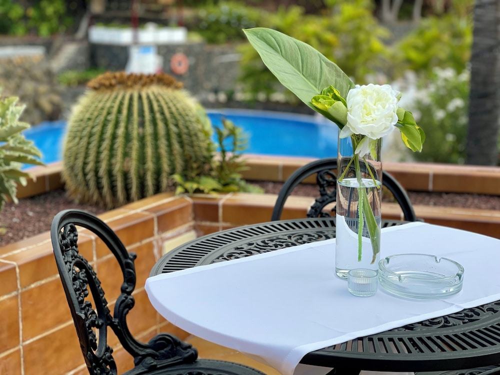 Outdoor banquet area