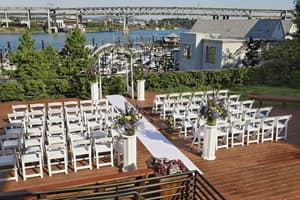 thumbnail: Outdoor wedding area