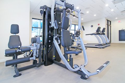 Fitness Centre with assortment of workout equipment to stay fit