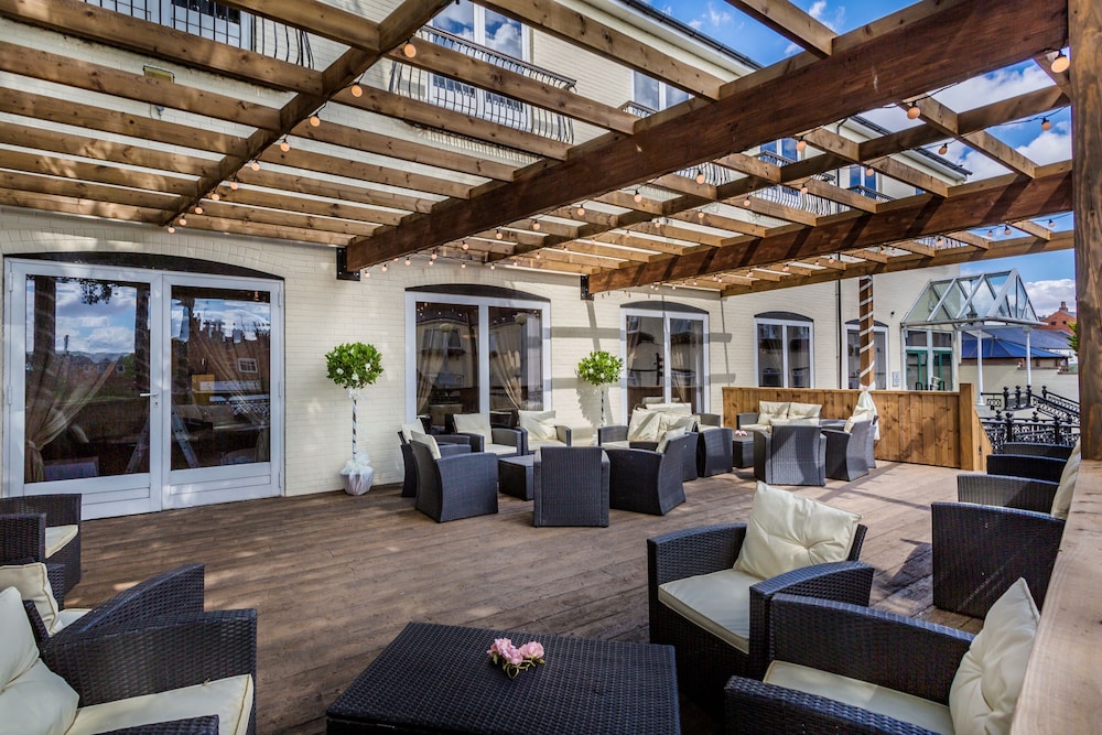 Outdoor wedding area