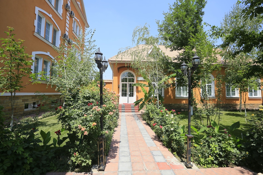 Outdoor wedding area