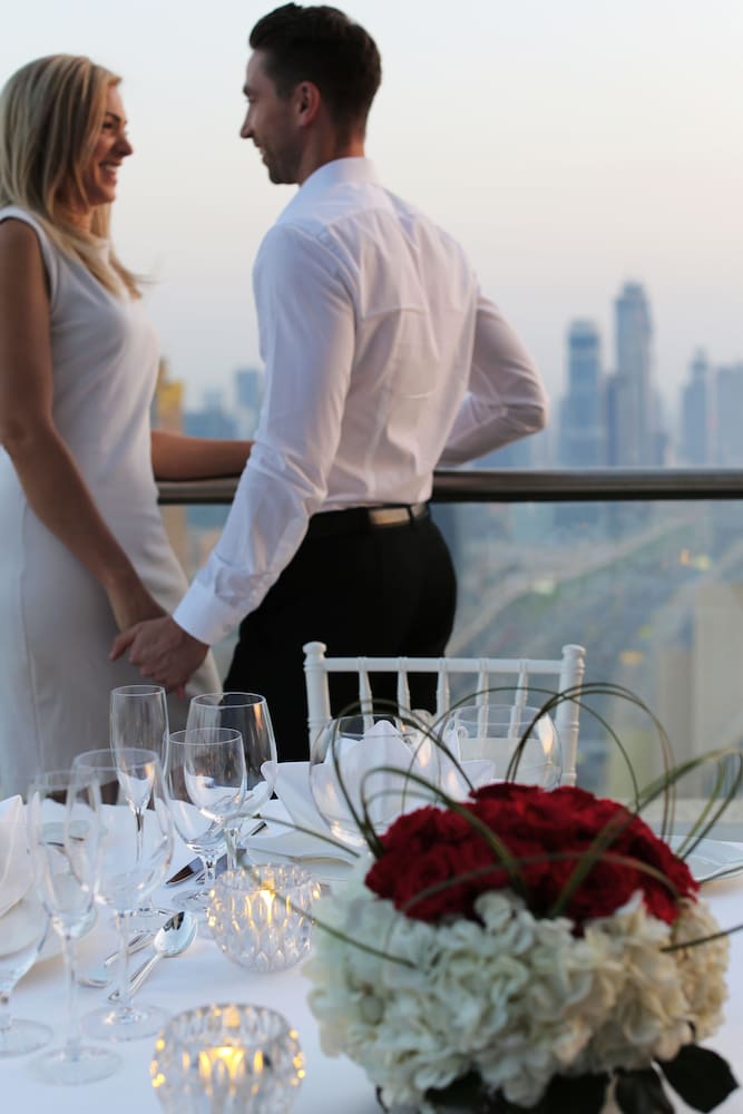 Couples dining