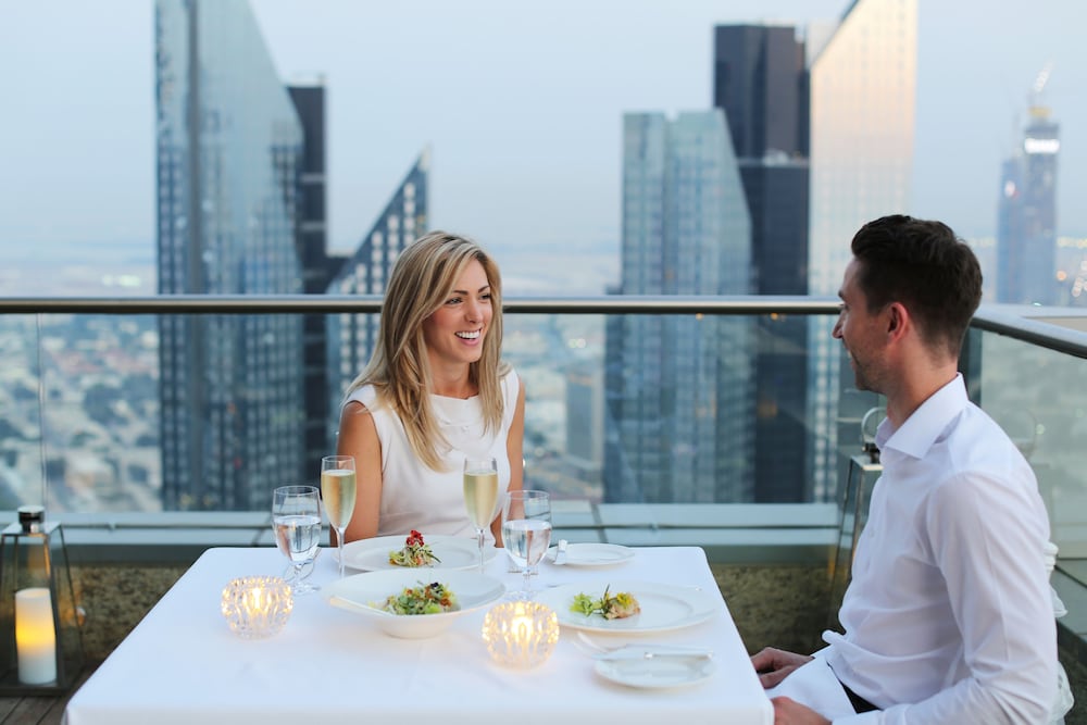 Couples dining