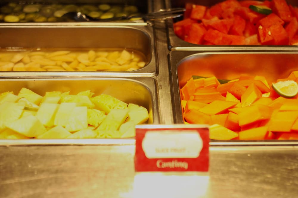 Breakfast buffet