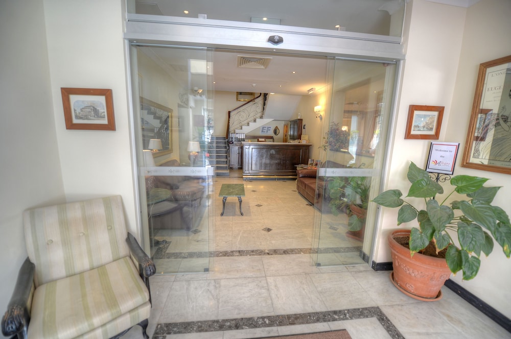 Interior entrance