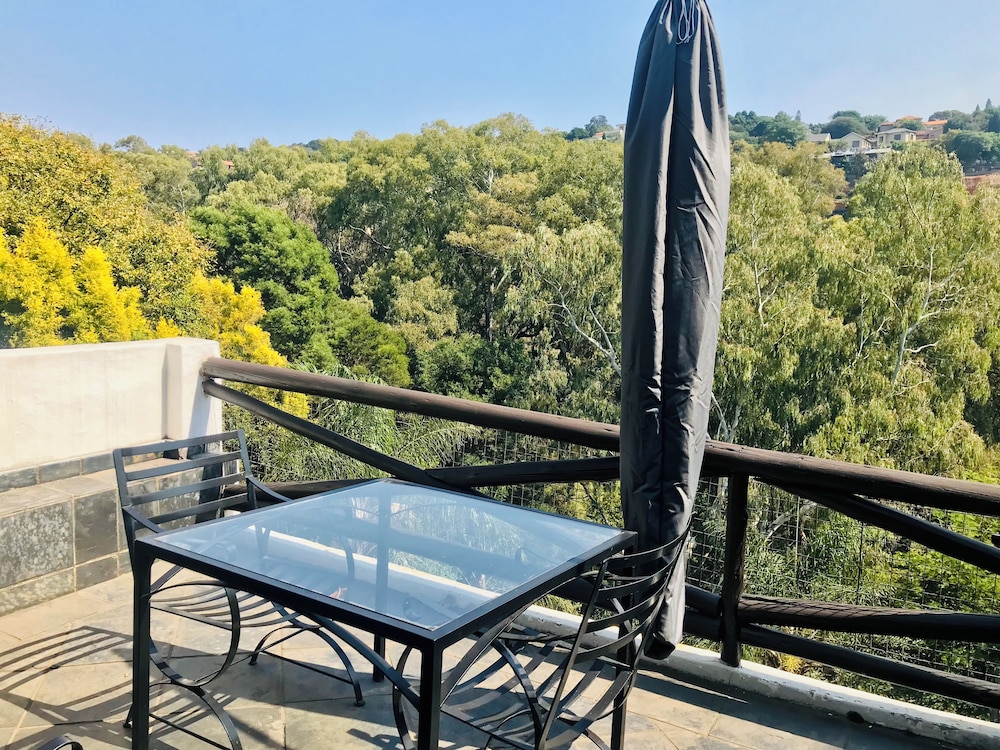 Outdoor banquet area