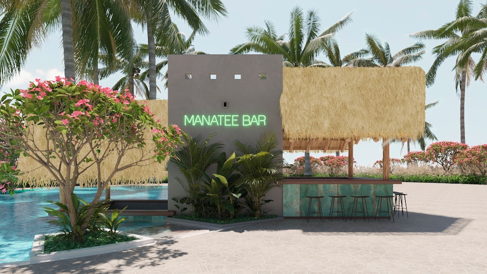 Poolside bar