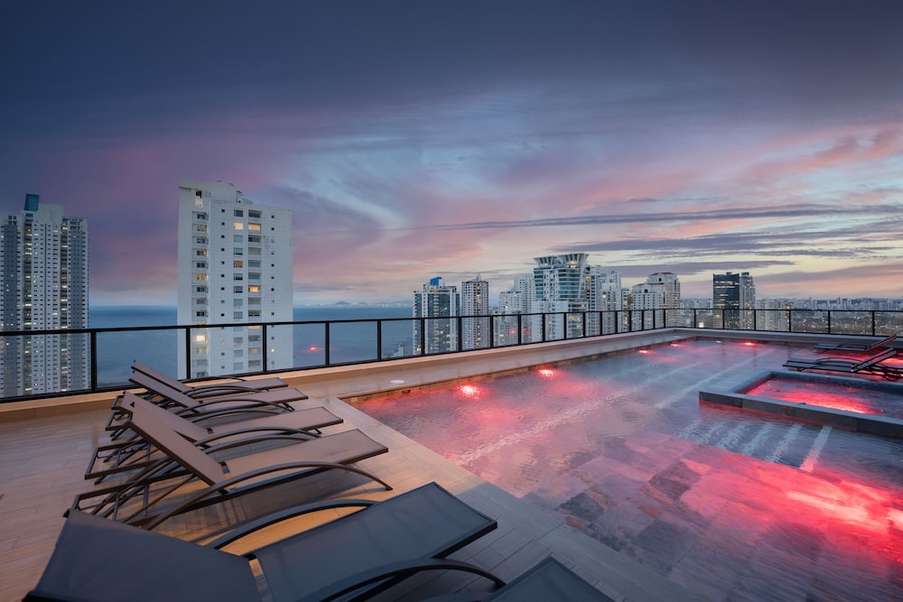 Rooftop pool