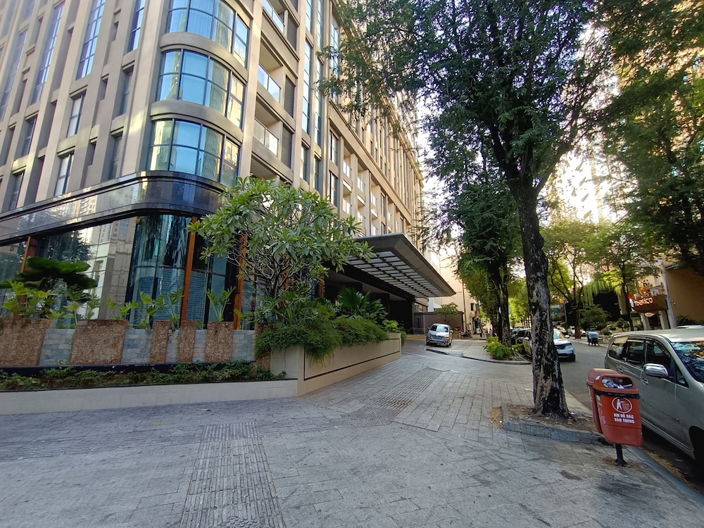 Outdoor wedding area
